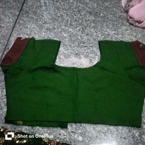 trendy women saree with blouse   and wit