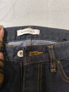 bootcut navy blue jeans