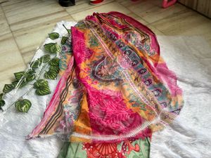 Unstitched Pakistani cotton lawn