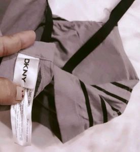 DKNY Striped Bra