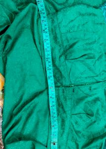 Stunning Pink and Green Embroidered Saree