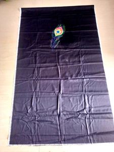 Black Mor Pankh Design Shirt Febric