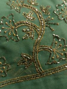 beautiful saree embroid