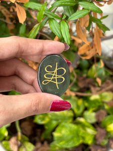 Green Aventurine Zibu Coin