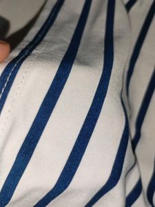 Navy Blue Striped long Top