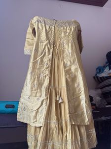 Embellished Kurta Set with Jacket