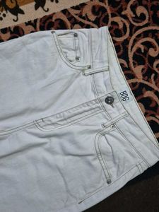 Bootcut/Bell Bottom Denim Jeans White
