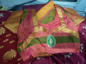 Yellow Kanchipuram Silk Saree