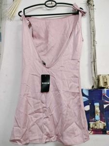 Satin Backless Party Dress