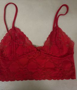 Red Lace Bralette