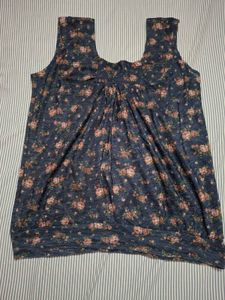 Cute Floral Print Tank Top