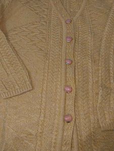 Mustard Yellow Cardigan Sweater