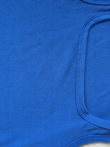 Vibrant Blue Square Neck Tank Top