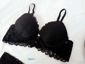 Black Lace Lingerie Set