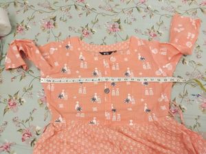 combo set of 2 cotton Print flared kurta