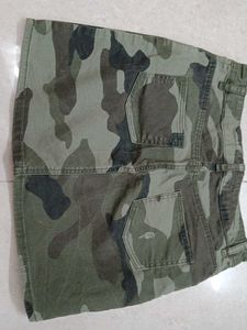 Camo Mini Skirt