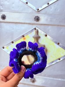 evil eye rakhi keychain rubber scrunchie