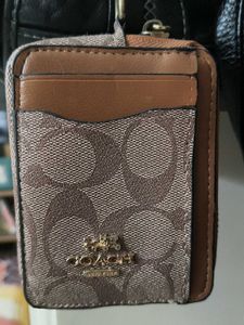 Coach Signature Card and Cash Wallet
