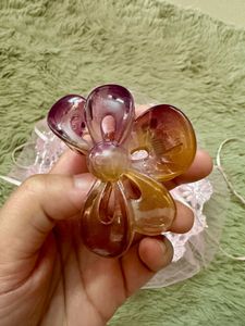 Dual shade Sparkling Bow Hair Claw Clip
