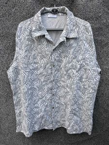 Pull&Bear Leaf Print Casual Shirt
