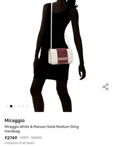 Miraggio colorblocked medium sling bag