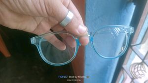 Stylish Blue Round Frame Eyeglassesmen and women