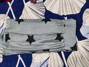 Star Print Tiered Dress