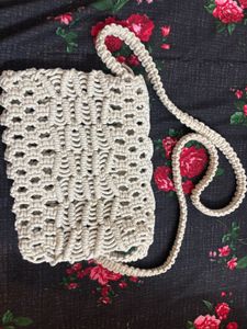 Boho Macrame Crossbody Bag