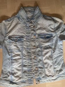 Light Wash Denim Jacket free size