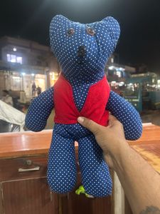 Handmade Polka Dot Teddy Bear