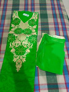 Cotton Fancy Suit With Thread Work