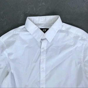 H&amp;M White Formal Shirt