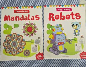 copy coloring book set of 4