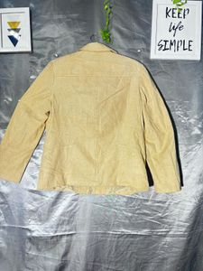 Classic Beige Suede Jacket