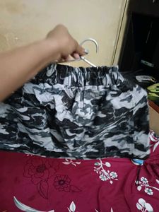Camo Print Mini Skirt