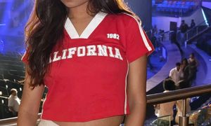Red California Graphic T-Shirt