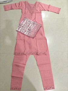 Beautiful Pink Kurta Set with Dupatta