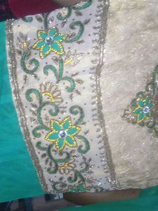 Embellished Teal Ethnic Gown