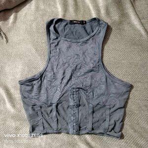 242510. Sheer Corset Top