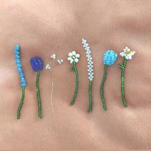 Beaded Flower Bouquet Phone Charms