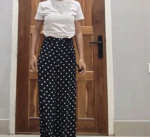 Polka Dot Wide Leg Pants