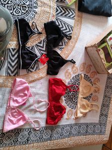 Assorted Bras - Black, Pink, Red, Nude