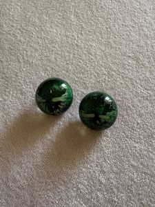🎊Sale🎊Unique Green Resin Earrings