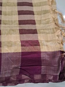 Elegant Checked Saree