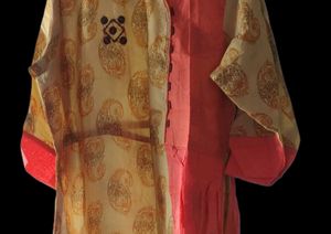 Elegant Paisley Print Kurta Set