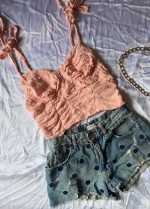 Cute Pink Crop Top