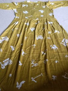 Charming Mustard Yellow Dress