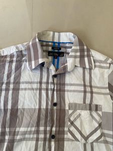 Men's Plaid Short Sleeve Shirt