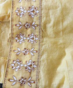 Yellow Embroidered Kurta