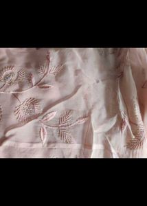 Pink Embroidered Lehenga Set